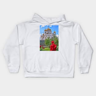 The Cathedral of Christ the Saviour, Moscow, Russia Kids Hoodie